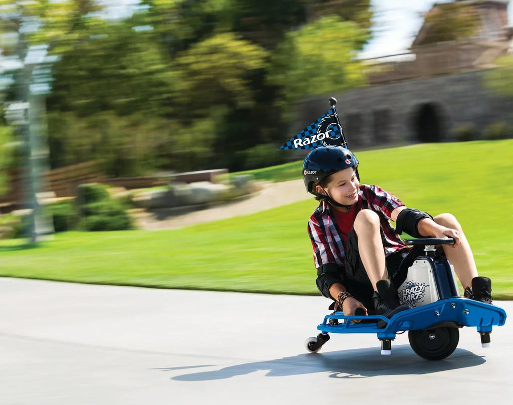 Blue Motorized Drifting Cart (2 Pack) X181