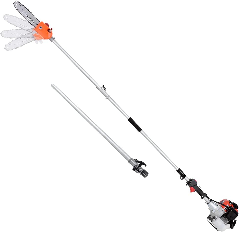 10 inch Gas Cordless Pole Saw with 3.6ft Extension D95885