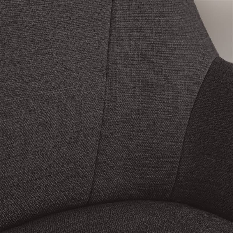 Graphite Twill Fabric Office Chair V38006