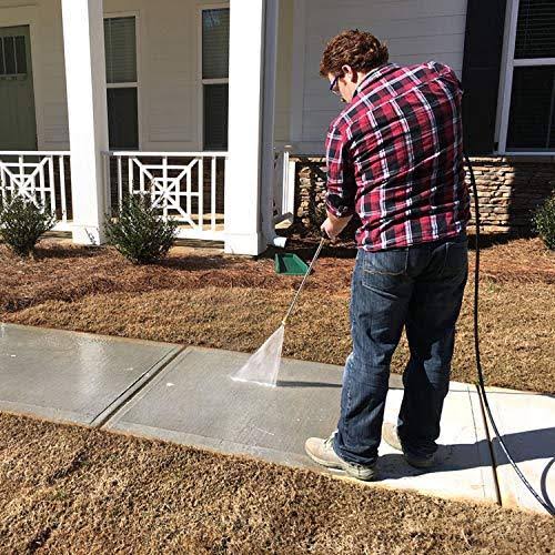 2200 PSI 1.2 GPM Cold Water Electric Pressure Washer with Hose Reel and Turbo Nozzle J7323