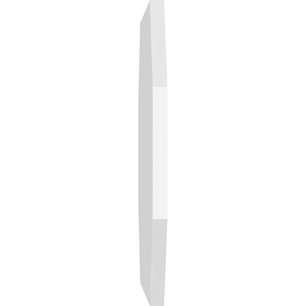 PVC Horizontal Elongated Octagon Gable Vent J58381