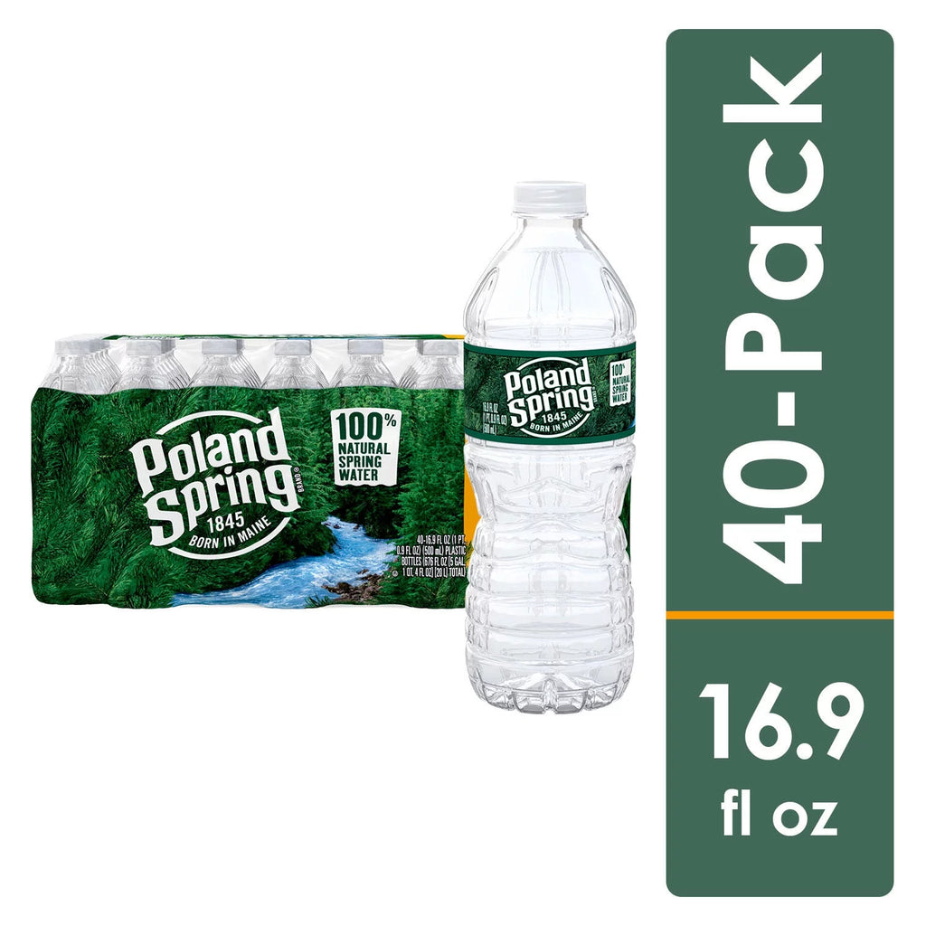 16.9 Fl Oz 40 Count Natural Spring Water Z2572