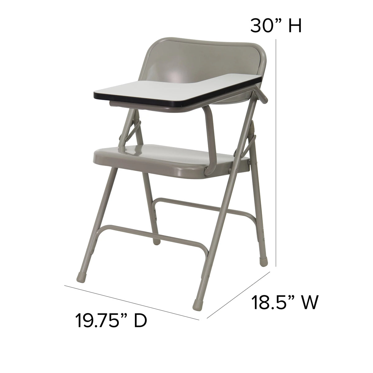 Folding Chair with Tablet Arm N689