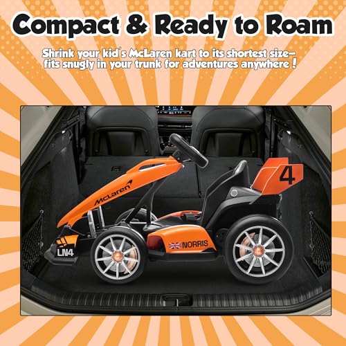 24V 7Ah Electric Go Kart with Adjustable Seat and LED Lights X533