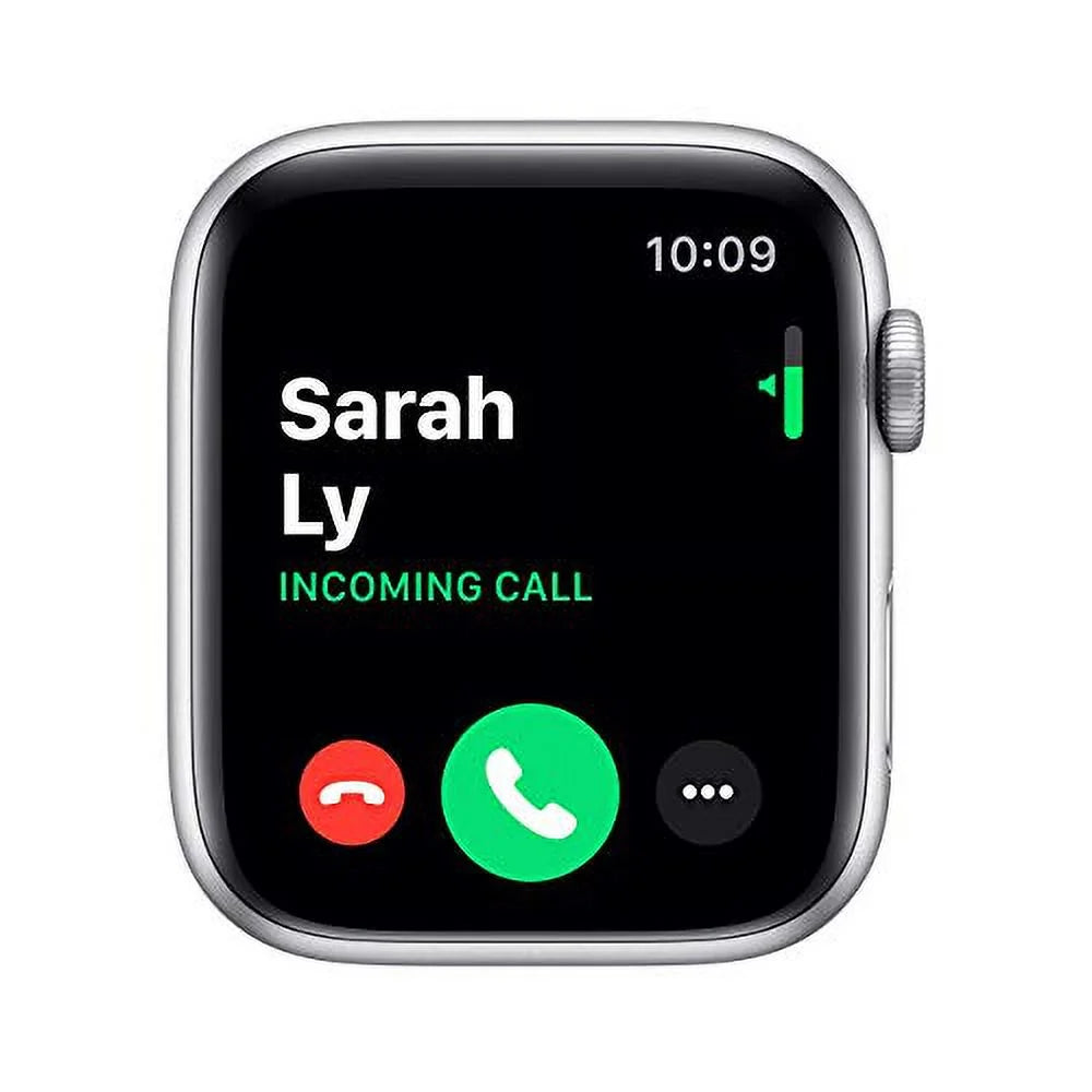 Apple Watch Series 5 GPS 44MM Silver Case White Sport Band Q860098