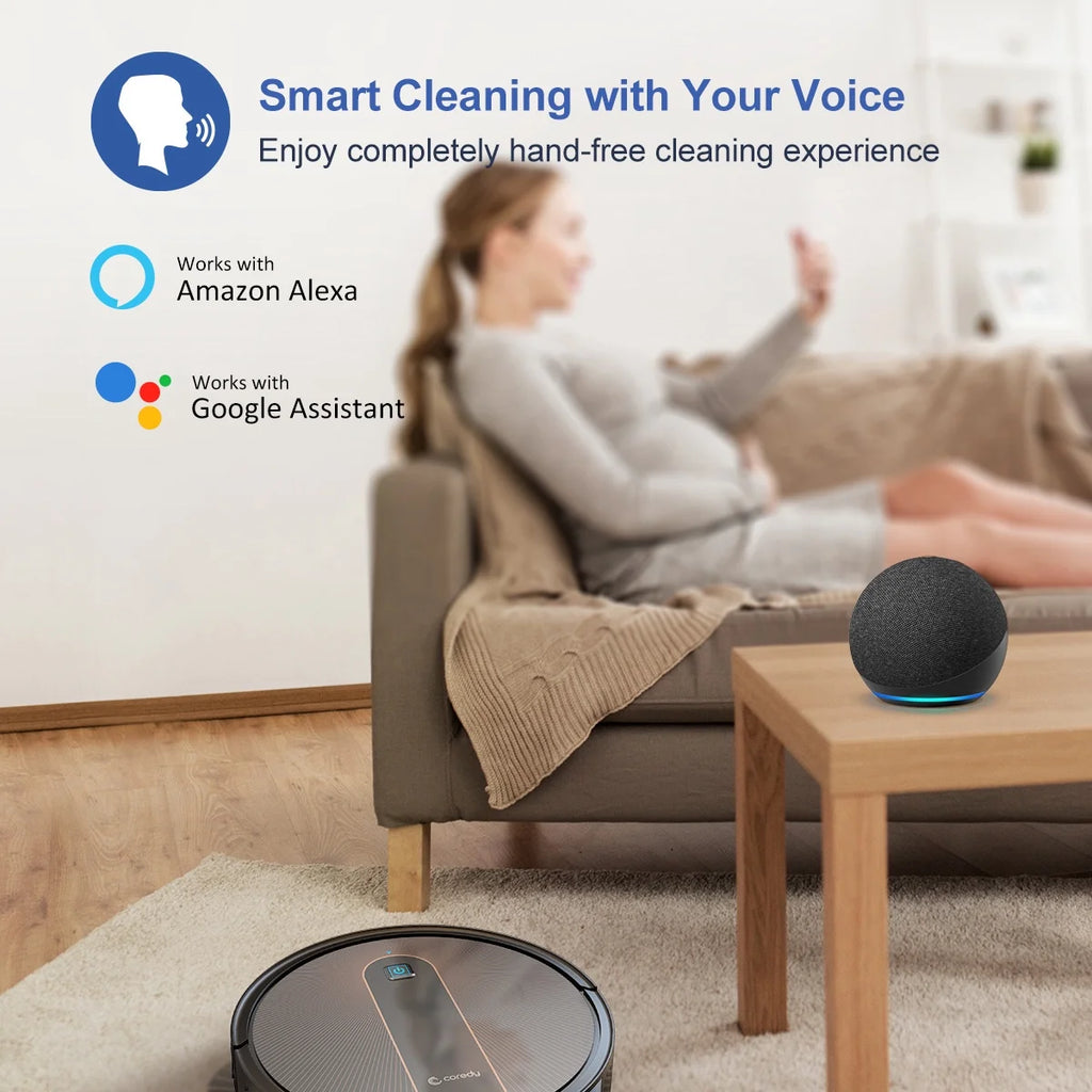 Robot Vacuum Cleaner and Mop 2200Pa Suction T9675