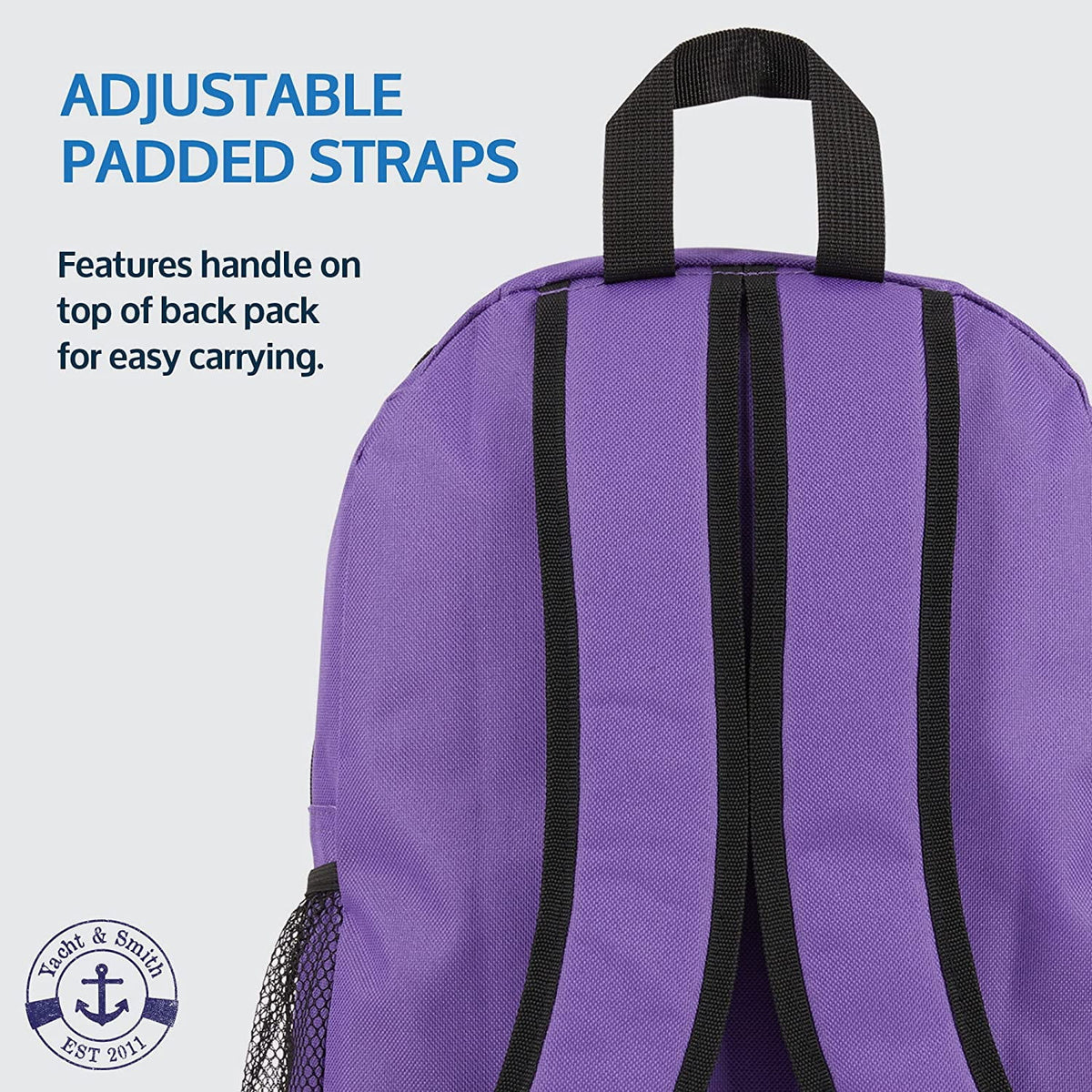 48 Pack 17 Inch Assorted Colors Water Resistant Backpacks V35896