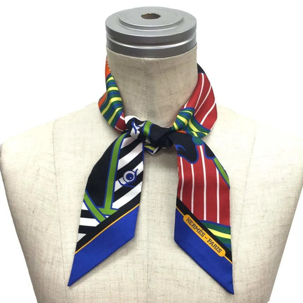 Silk Scarf Muffler Horse Pattern R687