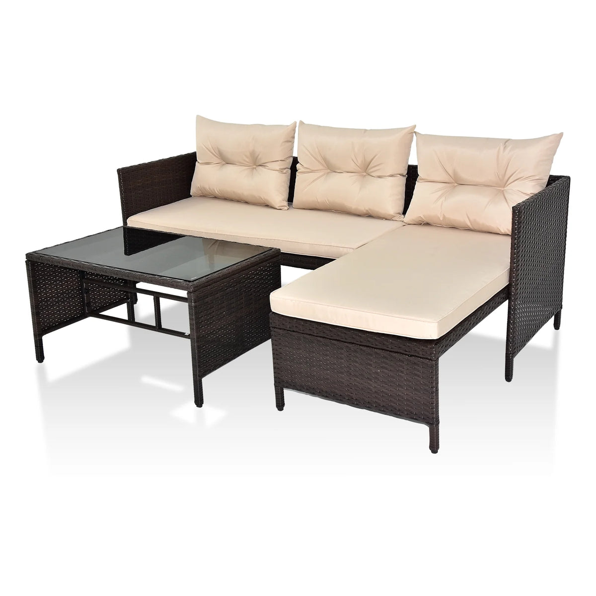 3 Piece Wicker Bistro Set P59308