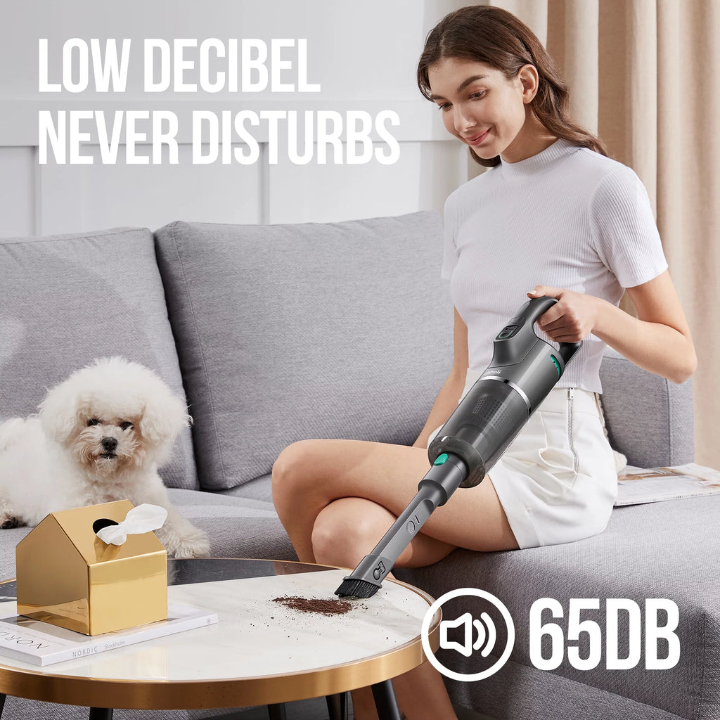 Cordless Vacuum Cleaner with 4Ah Battery White Y794009
