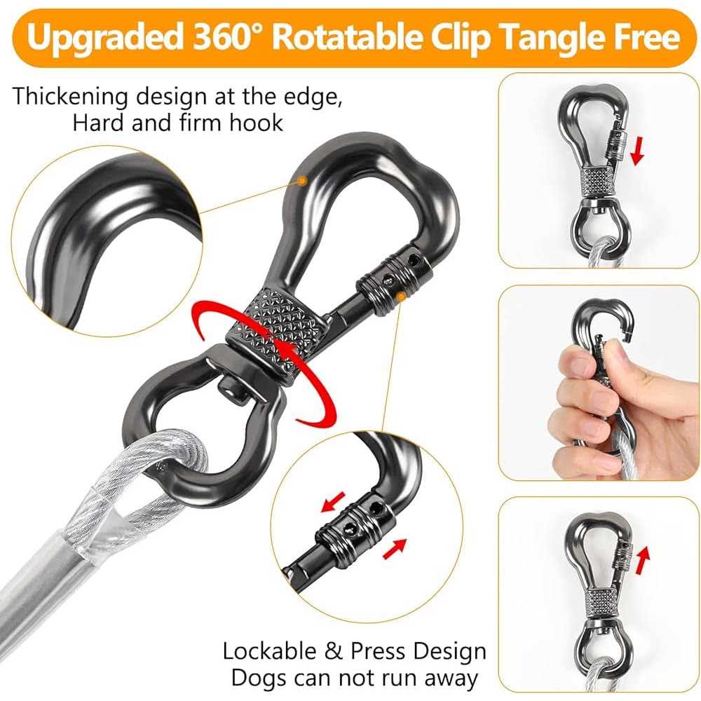 Reflective Dog Tie Out Cable S749