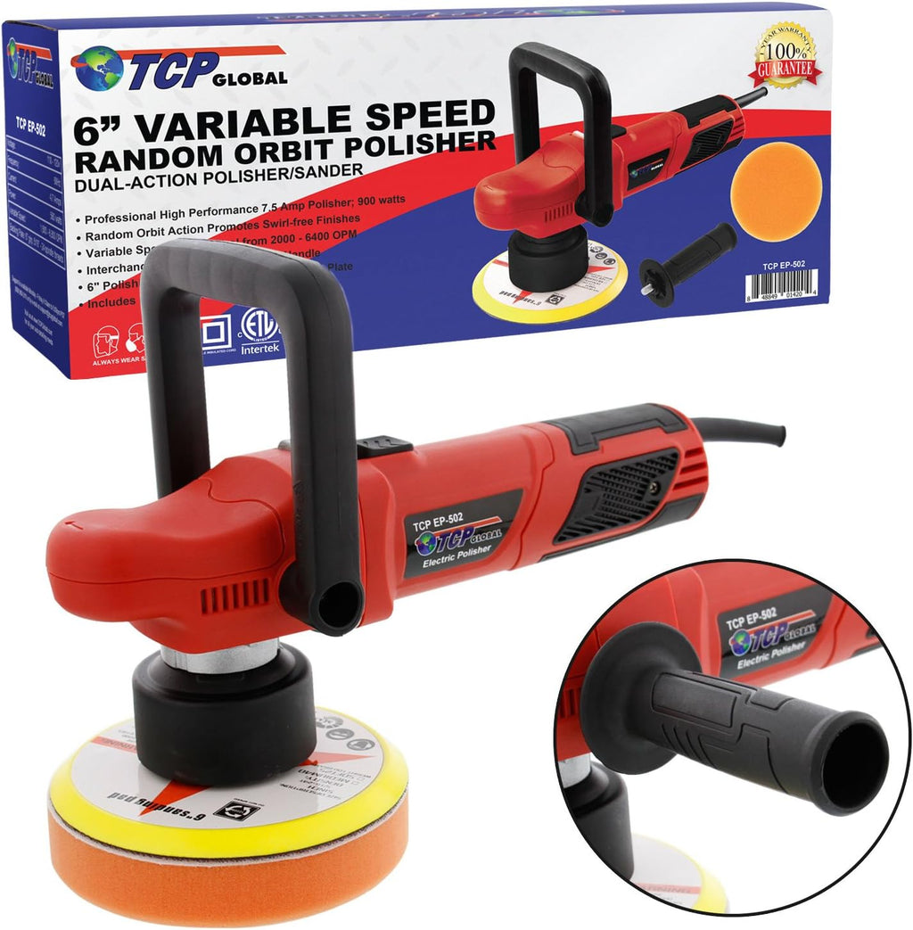 6" Variable Speed Random Orbit Dual-Action Polisher Pack of 2 M49710