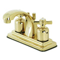4 in. Centerset Bathroom Faucet Polished Brass L78356