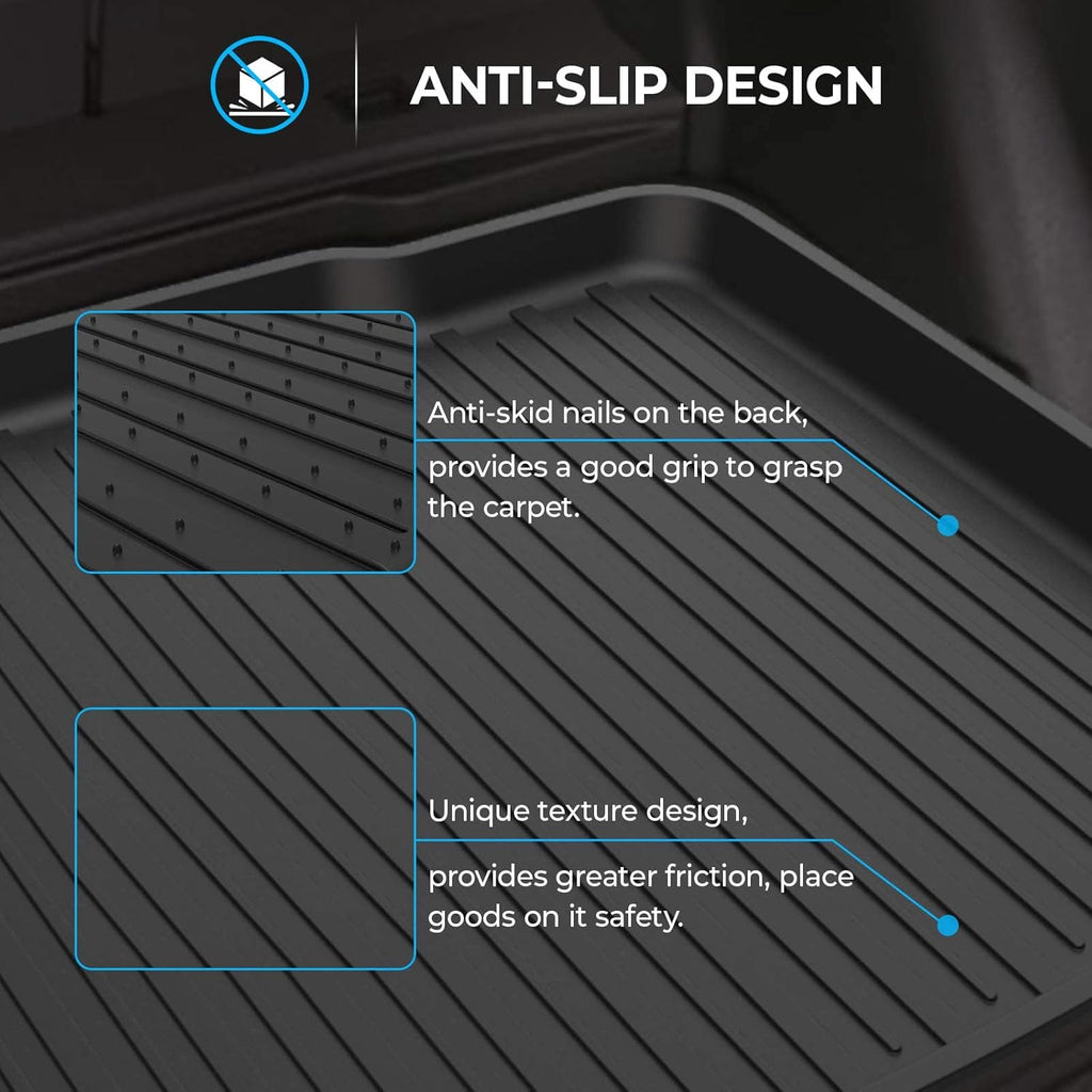 All Weather Black Cargo Trunk Liner Mat G718