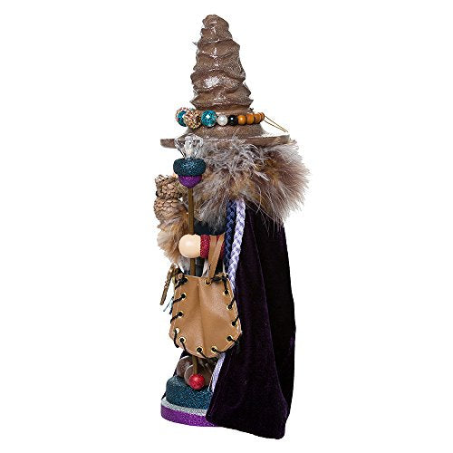 15" Hollywood Wizard Nutcracker with Owl V784995