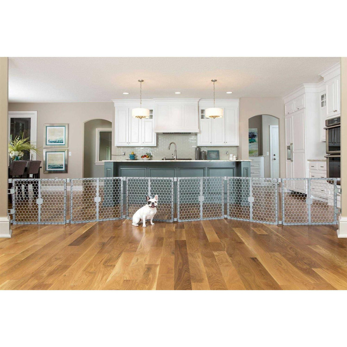 2-in-1 Plastic Gate and Pet Pen J6426