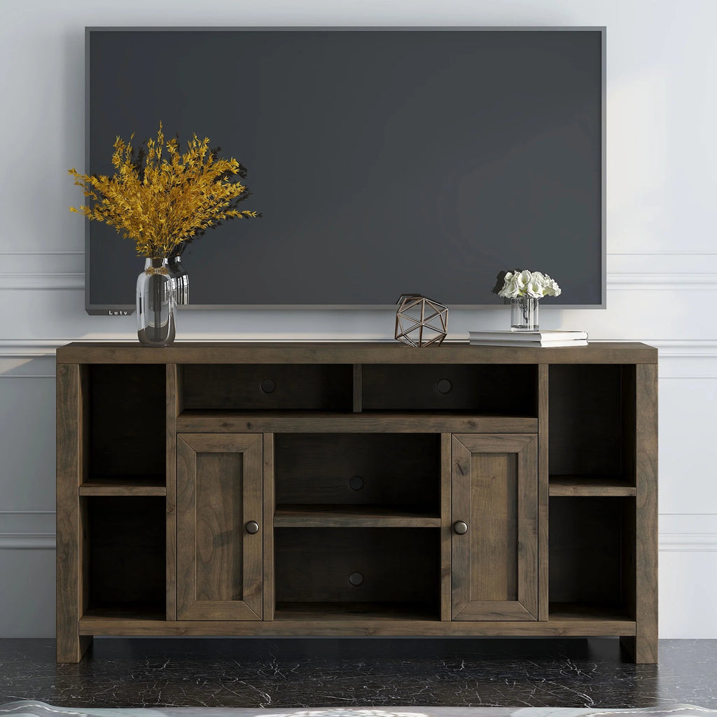 Modern Rustic TV Stand for 70 inch TV A241