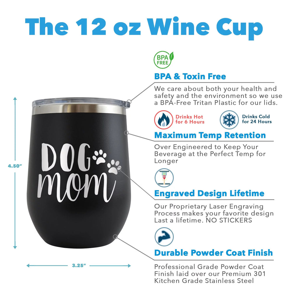 12 oz Engraved Red Wine Cup Y77429