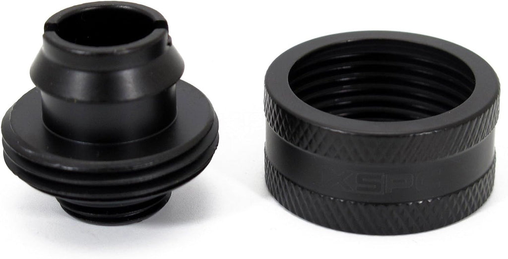 Matte Black Compression Fitting 6-Pack M25665