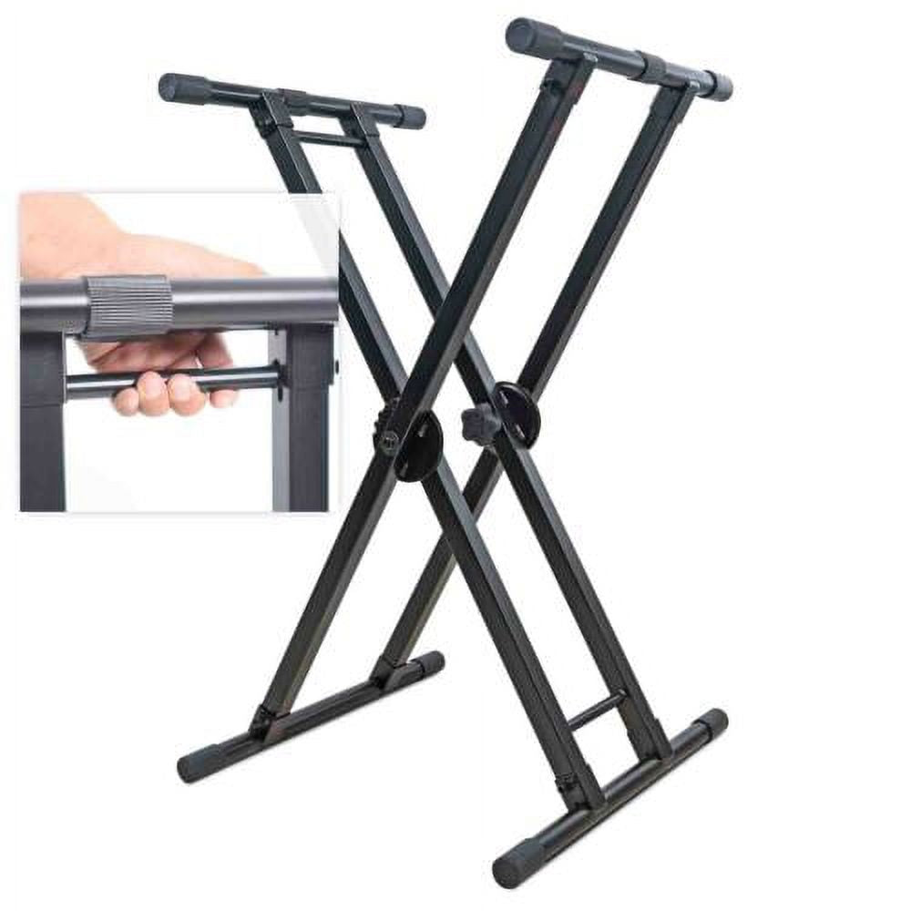 Dual-Locking Keyboard DJ Controller Case Stand S548671