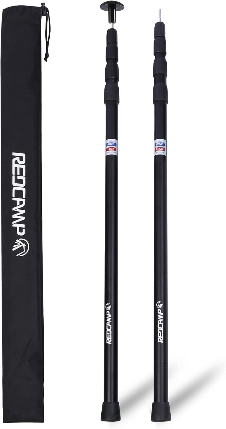 Set of 2 Adjustable Aluminum Tent Poles Y890166