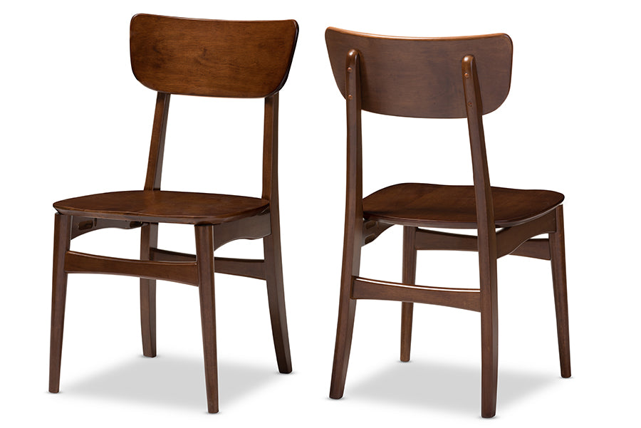 Dark Walnut Bent Wood Dining Side Chair (Set of 2) M597062
