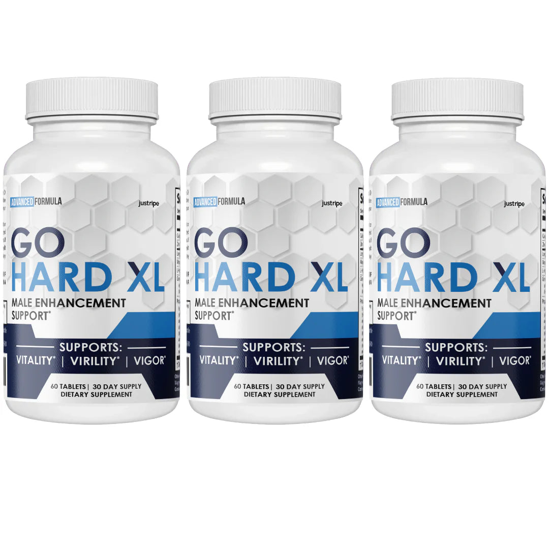 Male Vitality & Virility Support Supplement 3 Bottles D7606