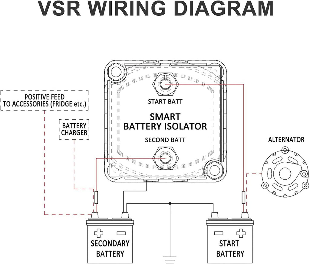 12V 140Amp Voltage Sensitive Relay N9146