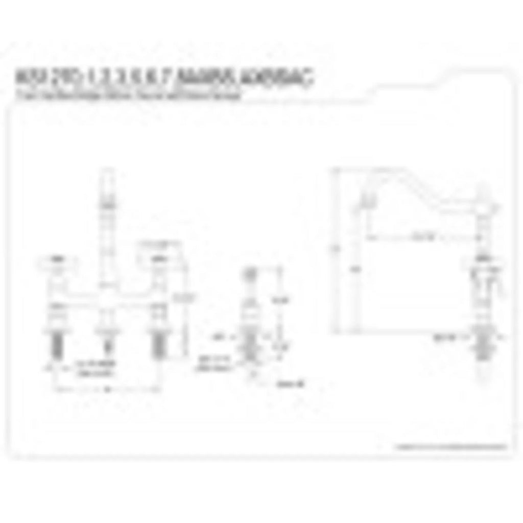 8 in. Kitchen Faucet with Side Sprayer X6800