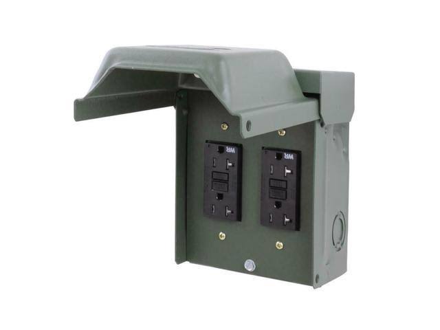 20 Amp Outdoor GFCI Duplex Receptacle Z583