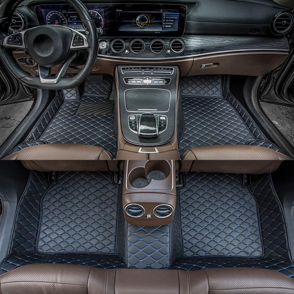 All Weather Non-Slip Leather Car Floor Liners W9725