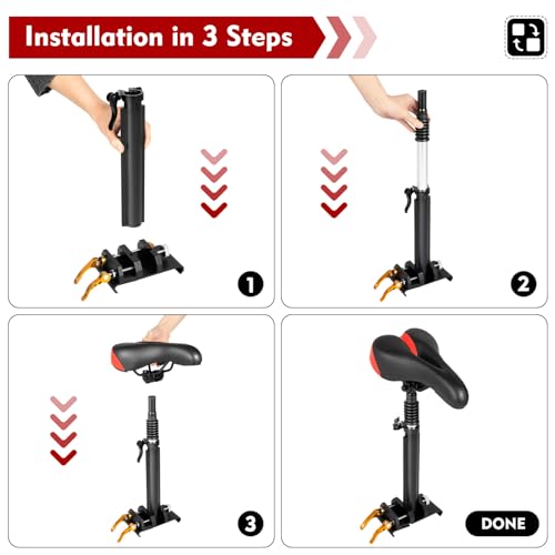 Adjustable Scooter Seat with Foam Cushion I6733