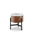 Brown Wood Chairside End Table S471768