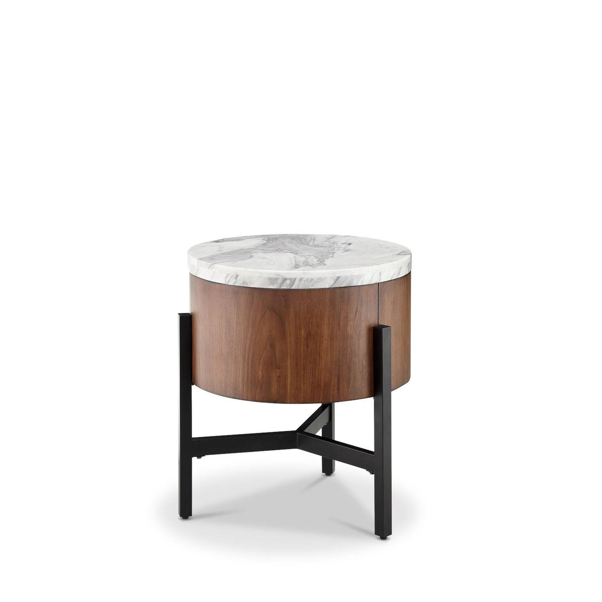 Brown Wood Chairside End Table S471768
