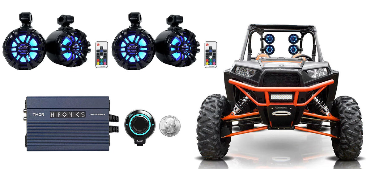6.5" LED Black Tower Speakers P572