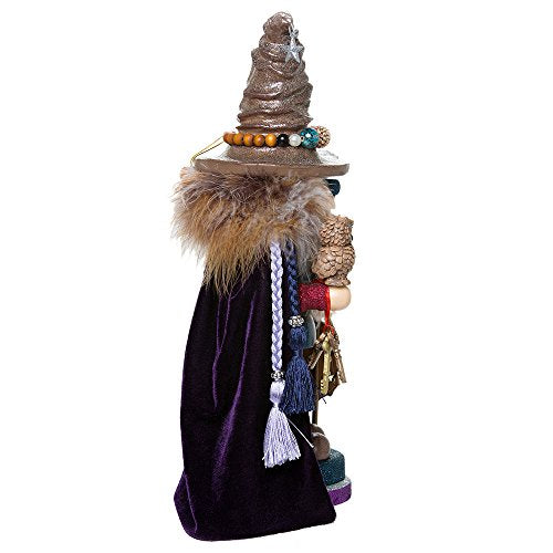 15" Hollywood Wizard Nutcracker with Owl V784995
