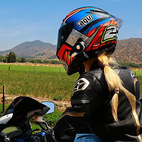 Black Motorcycle Bluetooth Headset with HD Speakers V2465