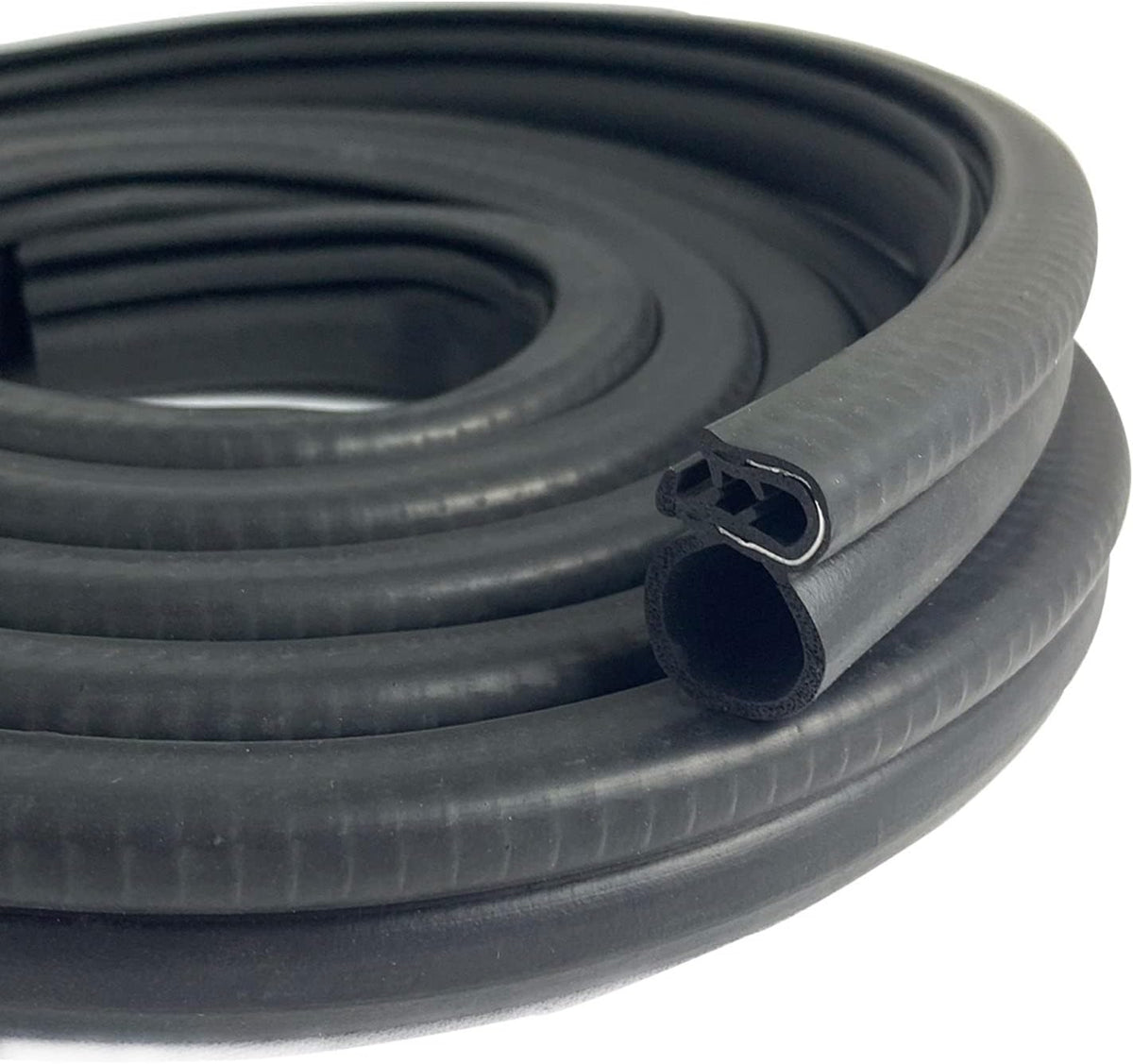Car Door Rubber Seal Strip Weather Stripping 20ft Pack of 2 H488