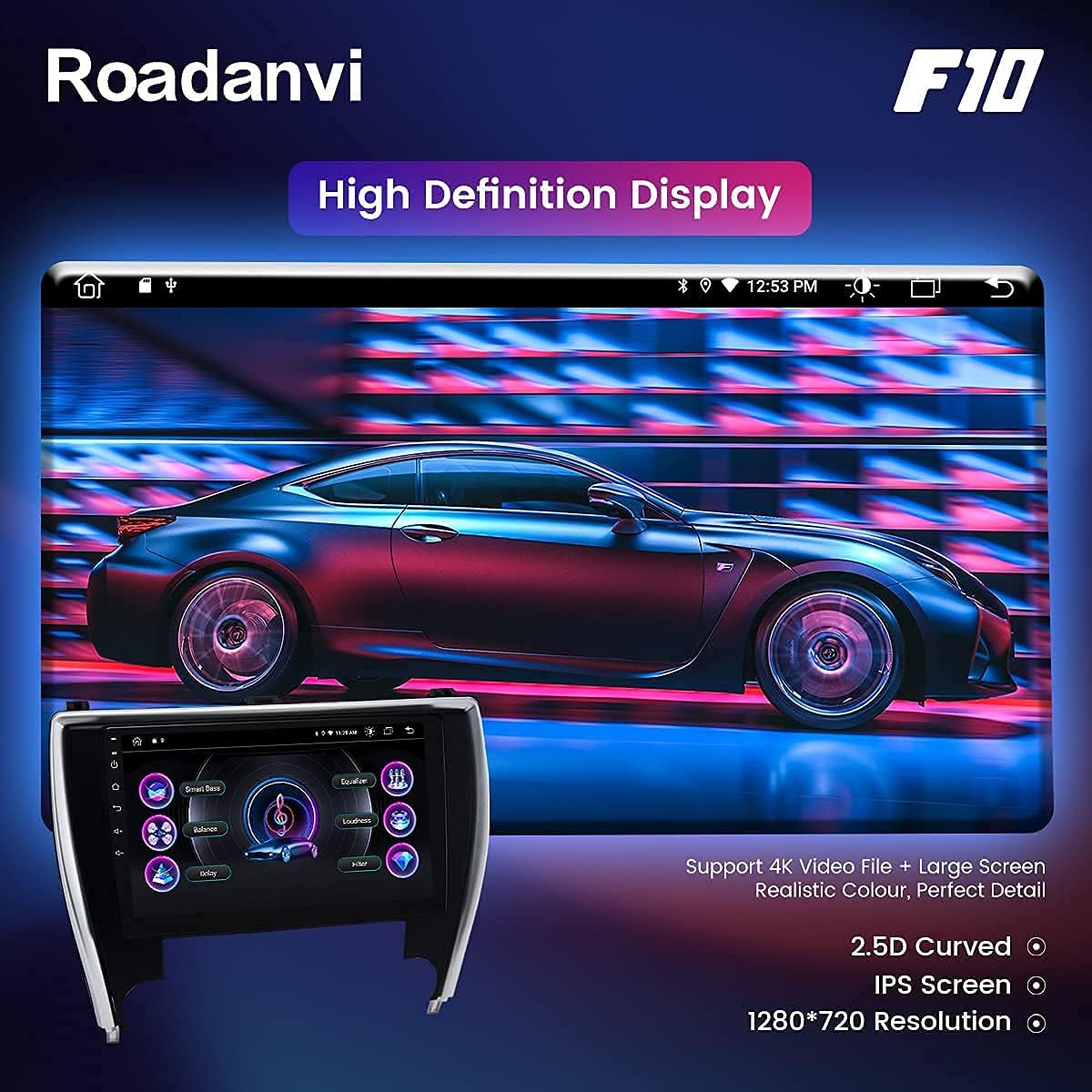 Android Auto Car Stereo 4GB+64GB Touch Screen M808923