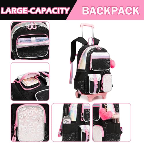 Rolling Backpack with Wheels J163