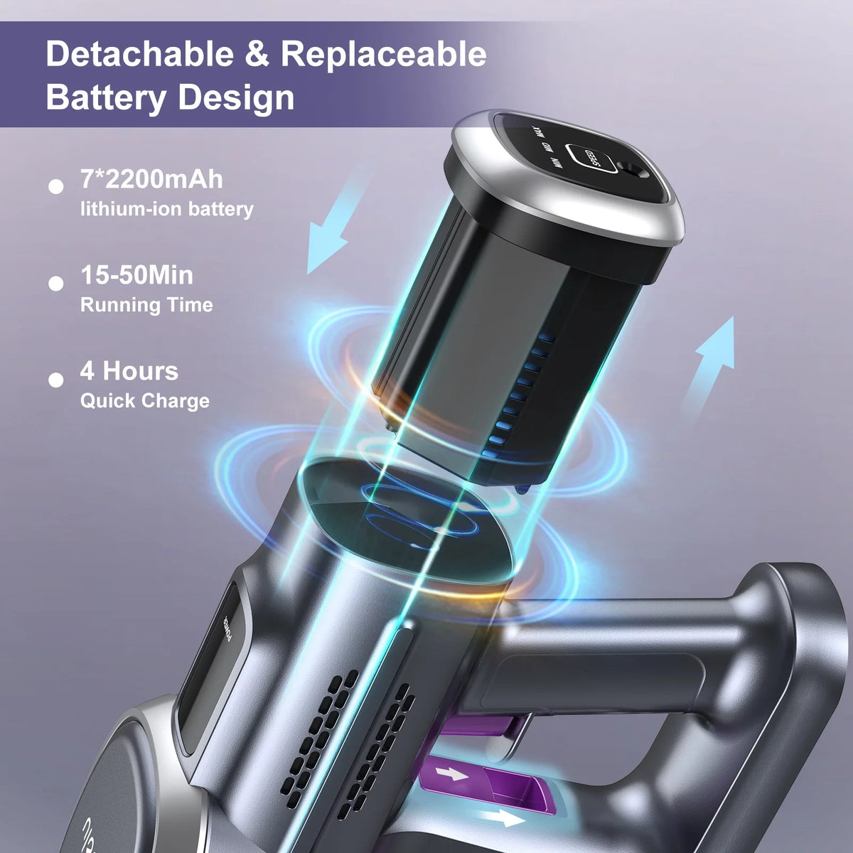 Cordless Stick Vacuum Cleaner 6 in 1 Lightweight E152052