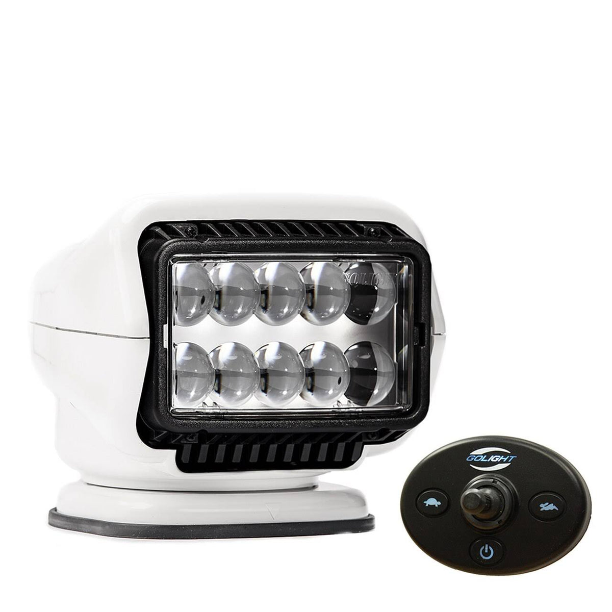 White LED Stryker Searchlight with Wired Dash Remote S8603