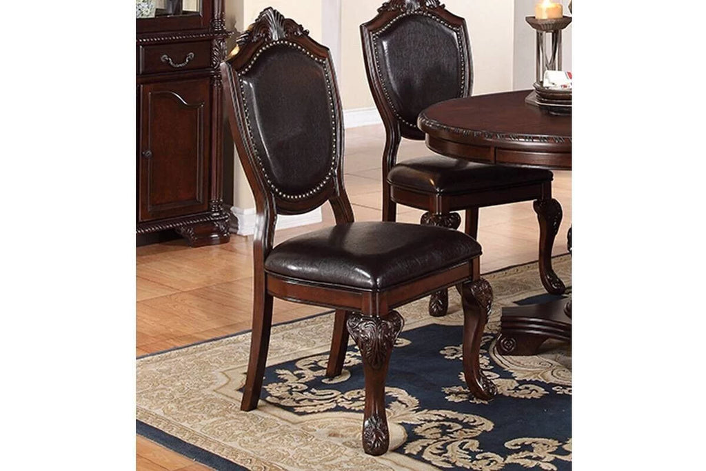 Brown Set of 2 Dining Chairs W4118