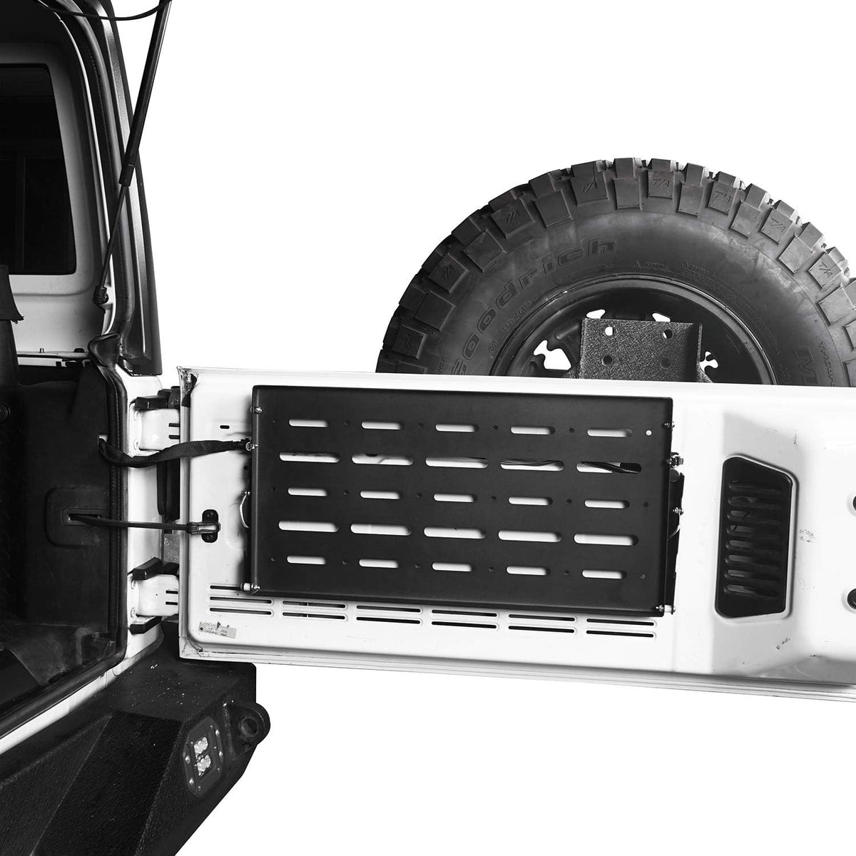 Foldable Metal Tailgate Storage Shelf Y224