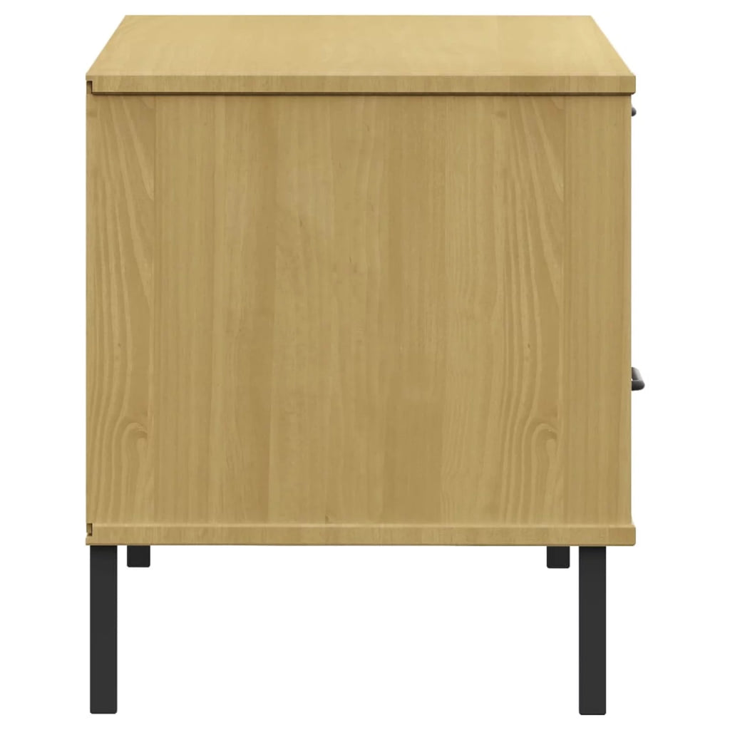Pine Wood TV Cabinet with Storage Drawer, Door and Shelf D85286