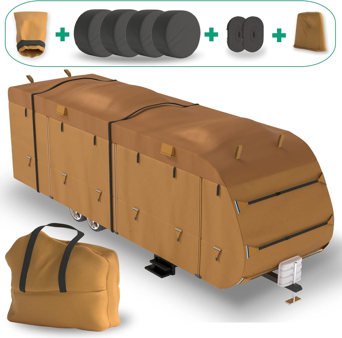 RV Trailer Covers with Storage Bag C163