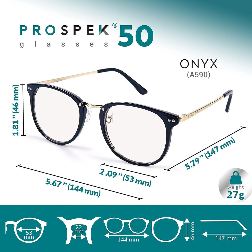 Blue Light Computer Glasses Amber Anti Glare V85842