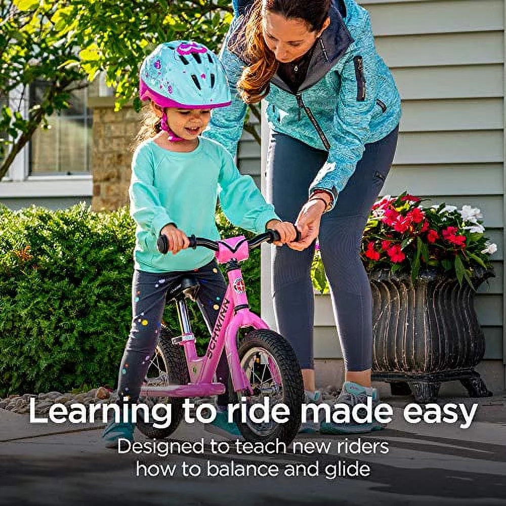 Pink 12-Inch Balance Bike L95227