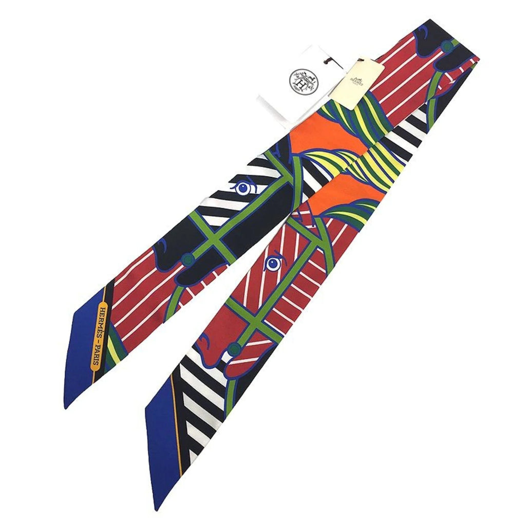 Silk Scarf Muffler Horse Pattern R687