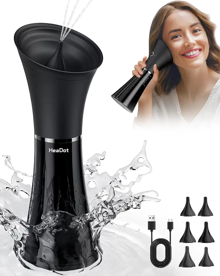 Water Powered Ear Wax Removal Kit with 6 Tips D880504